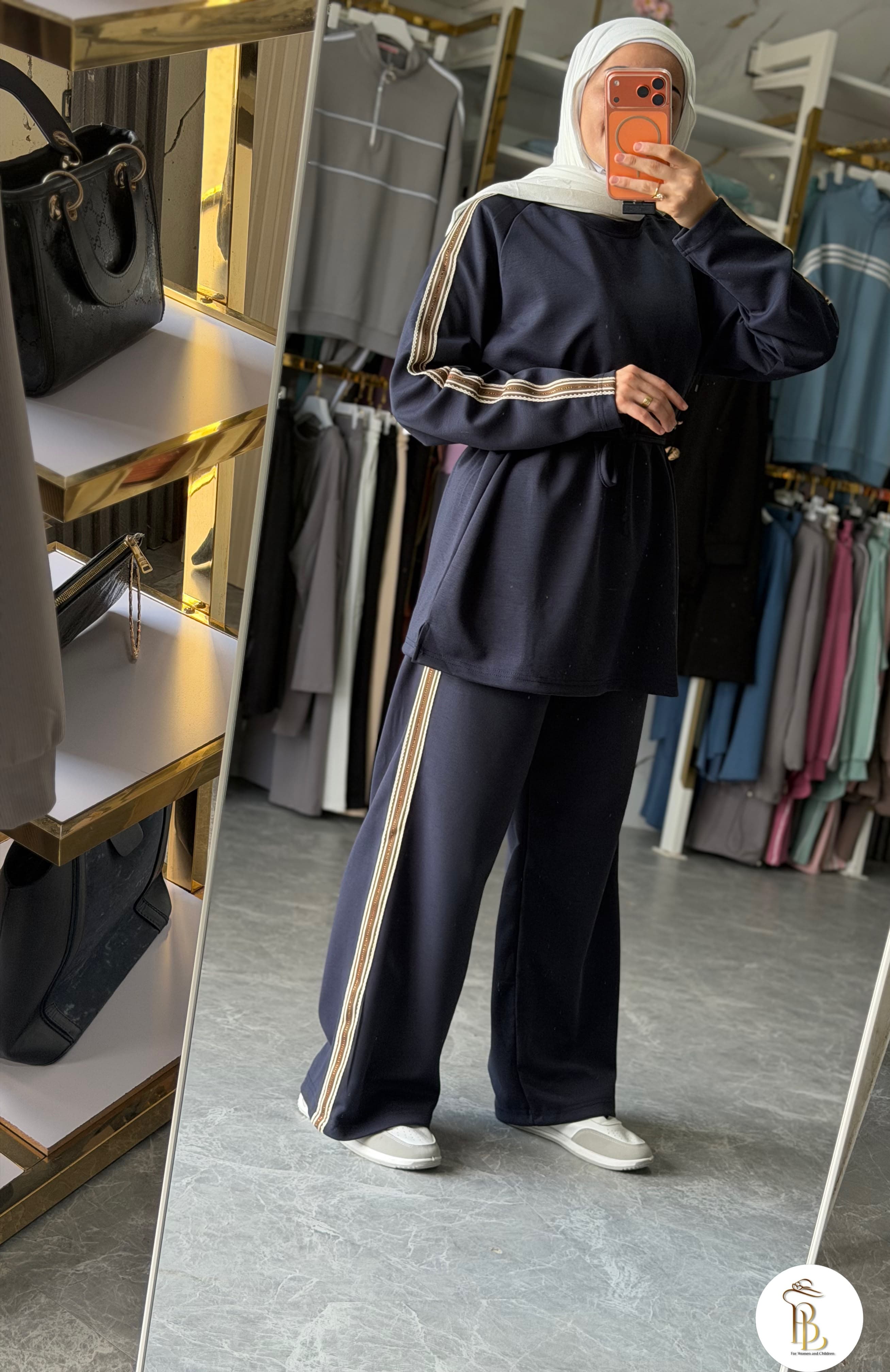 Set two pieces in Navy blue