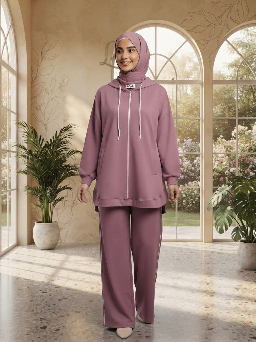 Set 2 pieces in Pink