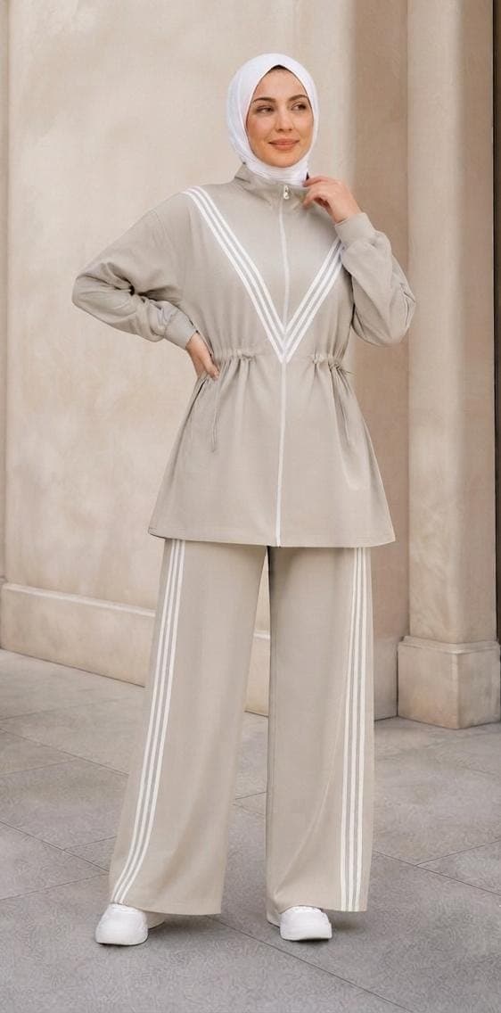daily chic set in bej
