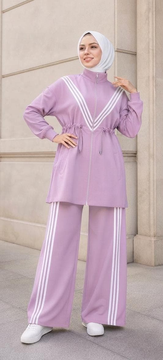 daily chic set in perpel