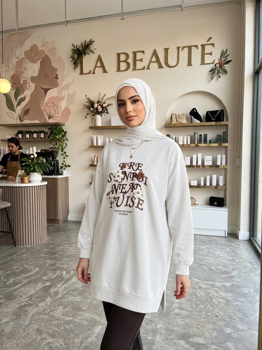 hodie 2 colors in white